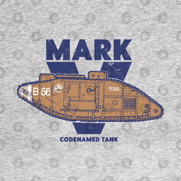 MARK V LANDSHIP - WW1 Tank by Distant War